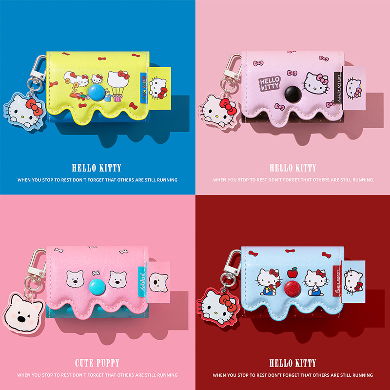 สําหรับ airpods4 เคสป้องกัน airpodspro2 เคสป้องกัน 3 เคสหูฟังบลูทูธ kitty cat airpod แบบบูรณาการ aip