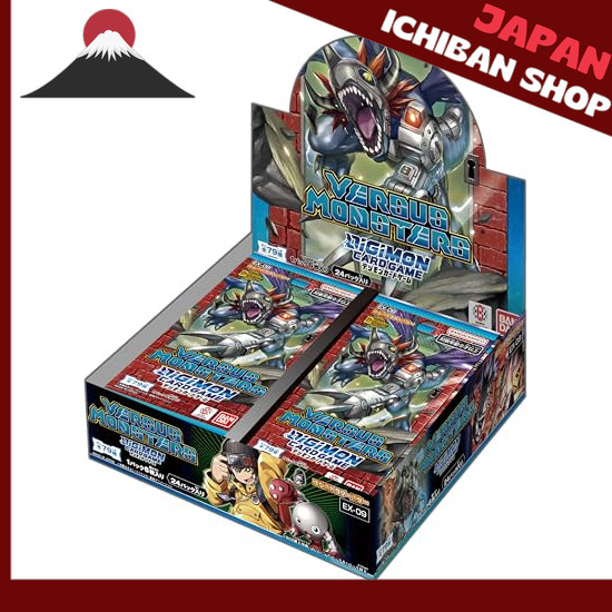 【จากประเทศญี่ปุ่น】 BANDAI Digimon Card Game Extra Booster VERSUS MONSTERS [EX-09] (BOX) 24 Packs