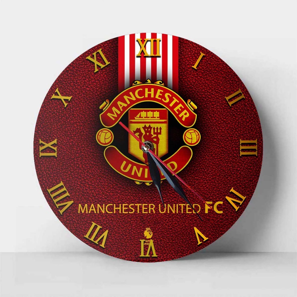 MU นาฬิกาแขวนปีศาจแดง Fc แมนเชสเตอร์ ยูไนเต็ด