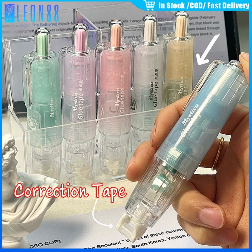 ของมาใหม่！เทปกาวสองหน้าลายจุด หมุนได้ 360องศา กดจุดกาว เทปกาวสองด้าน เครื่องเขียน อุปกรณ์สำนักงาน