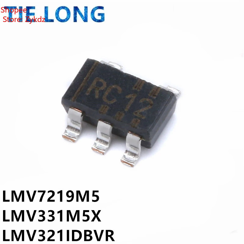 10 ชิ้น/ล็อต LMV321IDBVR LMV321 RC1F LMV7219M5X LMV7219 LMV7219M5 C14A LMV331M5X/NOPB C12 LMV331 LMV