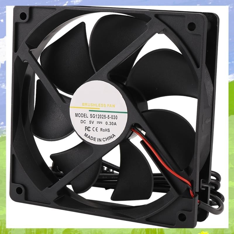 5V USB 2000RPM 12CM พัดลมระบายความร้อนเครื่องทําความเย็นความเร็วสูงสําหรับ Iceriver KS0 KS0 Pro