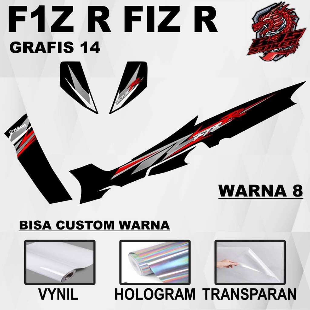 MESIN Yamaha fiz r F1z r FIZ r GRAPHIC 14 สติ๊กเกอร์ - Yamaha fiz r F1z r FIZ r GRAPHIC 14 แถบรูปลอก