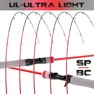 FRRTC READY STOCK UL คันเบ็ดคันเบ็ดคาร์บอไฟเบอร์ คันเบ็ดสปินนิ่ง/คาสติ้งคันกุ้งน้ำหนักเบาพิเศษ