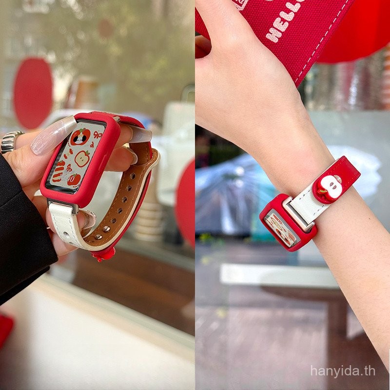 น่ารักผู้หญิงสายหนังบางสําหรับ Samsung Galaxy Fit 3 สร้อยข้อมือ Wistband Samsung Fit3 อุปกรณ์เสริมสายนาฬิกาอัจฉริยะ