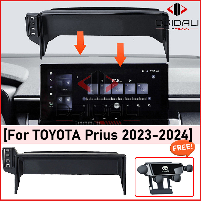 Toyota Prius 2023-2024 ที่วางโทรศัพท์ในรถยนต์ระดับพรีเมียม Toyota อุปกรณ์ตกแต่งภายใน