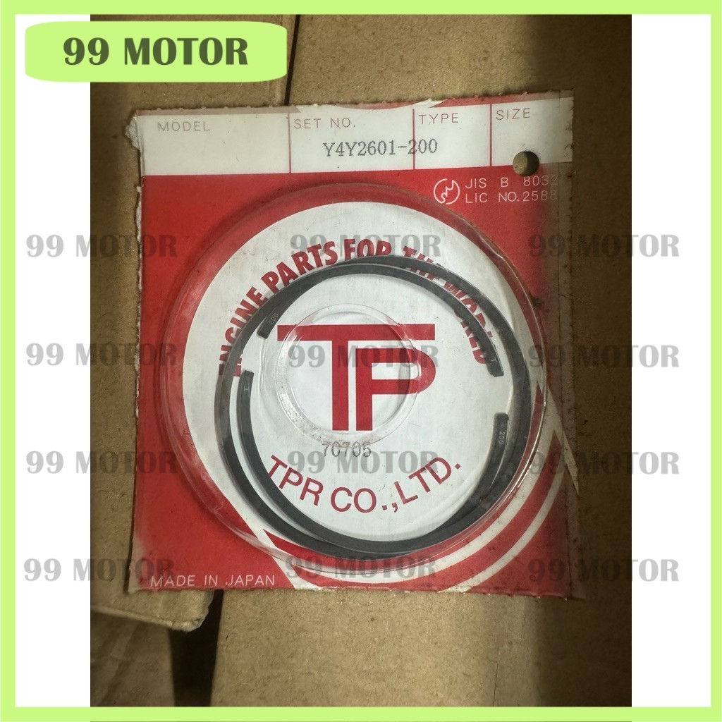 แหวนลูกสูบ Yamaha RXK 100% TP ( STD - 200) 58.00mm-60.00mm Y4Y2 RX-K 135 RXK135 4Y2