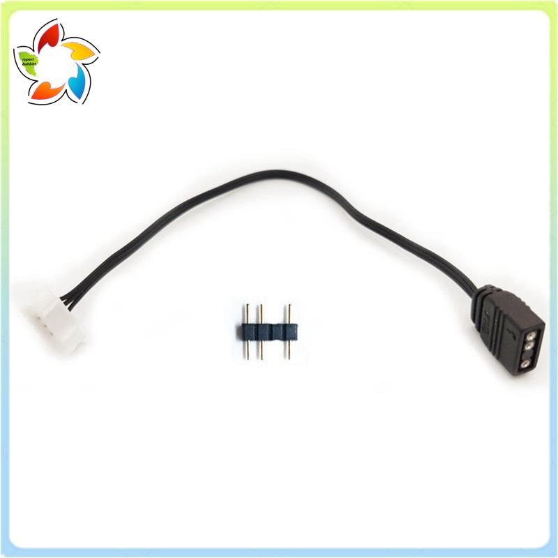 6Pin ถึง 5V ARGB 3Pin สายแปลงสําหรับตัวควบคุมพัดลมสําหรับตัวเชื่อมต่อตัวควบคุมพัดลม