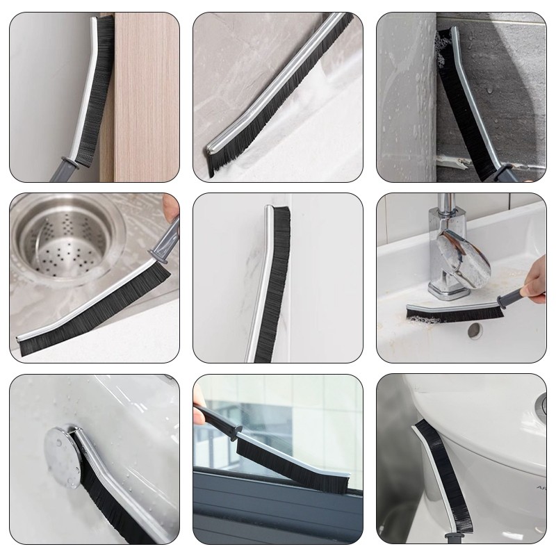 COZII🔥พร้อมส่ง ใน 🇹🇭🔥แปรงขัดร่องแบบยาว แปรงขัดมุม ยาแนว ร่องหน้าต่าง ช่องว่าง แปรงทําความสะอาดกระเบื้อง ไนลอนพรีเมี่ยม - รูปที่ 5