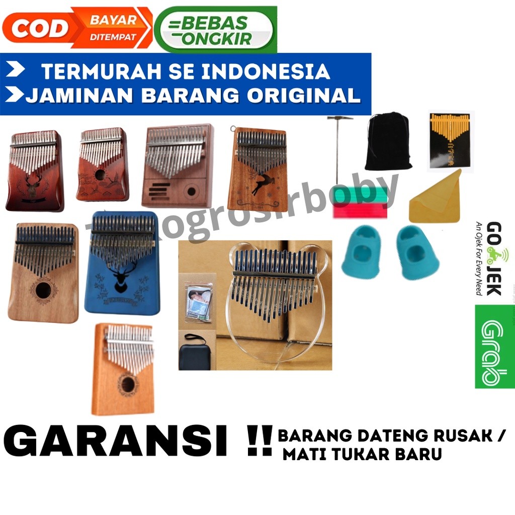 KALIMBA 17 KEYS คุณภาพระดับพรีเมียมเพลงแพคเกจที่สมบูรณ์ฟรีหนังสือนอน + ALREADY TUN