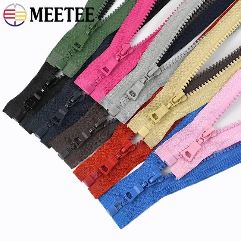 2 ชิ้น 5 # เรซิ่นซิป Open-End 30-80 ซม.ปิดซิปสําหรับแจ็คเก็ตกระเป๋าเสื้อผ้า Zips เย็บอุปกรณ์เสริม