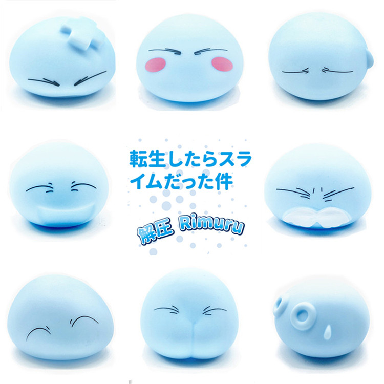 เกี่ยวกับ My Reincarnation Slime Diary Figure Cute King Limlu Decompression Vent Figure Mystery Box