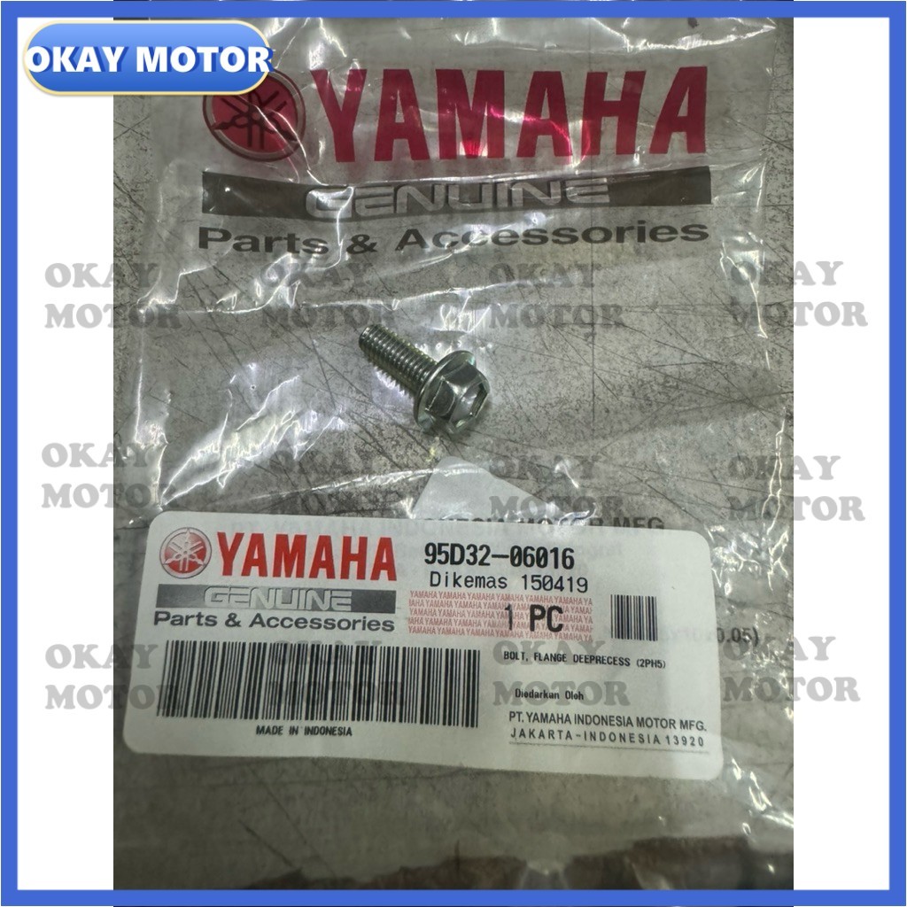พัดลมหม้อน้ํา [ 95D32-06016 ] M6x16mm Yamaha Nvx155 / NVX 155 พัดลมสกรู แม่เหล็กพลาสติก kipas shru