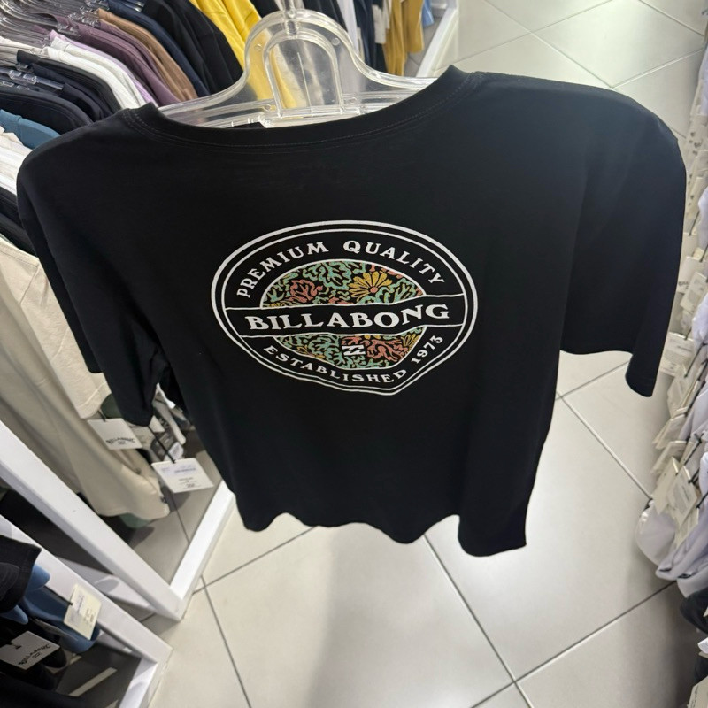 Original BILLABONG เสื้อยืดผู้ชาย ORIGINAL TORS SHORT SLEEVE BLAK ใหม่