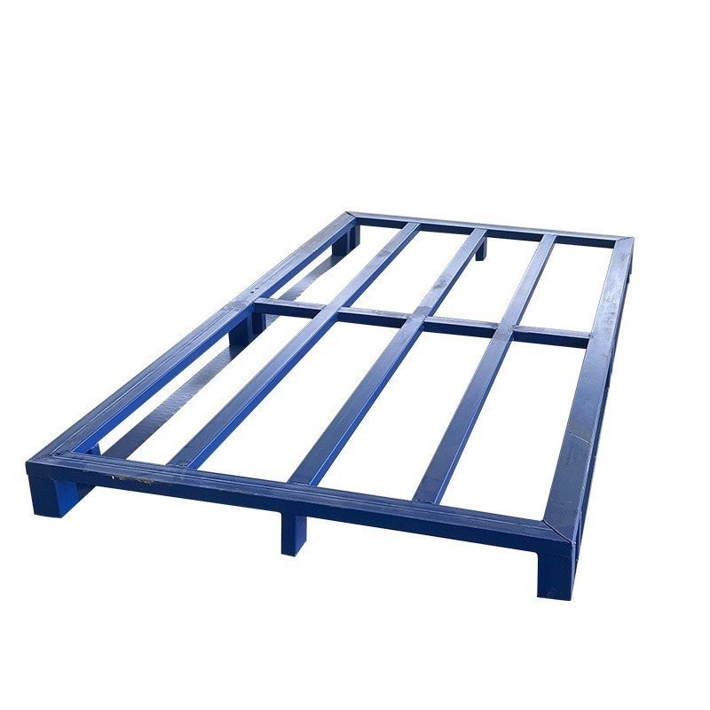 Heavy Duty รถยกพาเลทเหล็กคลังสินค้า Backing Board ชั้นวางแก้ว Place Moisture-Proof โลหะโลจิสติกส์ถาด