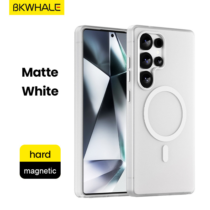 BKWHALE Matte โปร่งใสกันกระแทกป้องกันลายนิ้วมือสําหรับ Samsung Galaxy S26 S25 S24 S23 S22 Ultra Plus S22 + S23 + S24 + S25 + เคสโทรศัพท์พลาสติกแข็งฝาครอบ