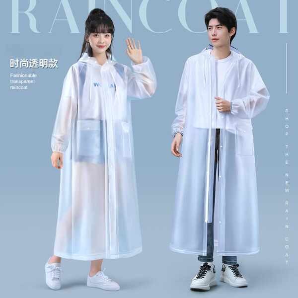 ชุดกันฝน komine ชุดกันฝน motowolf เสื้อกันฝนแบบยาวสำหรับผู้ชายเสื้อปอนโชสำหรับผู้ใหญ่ป้องกันพายุฝนแบ