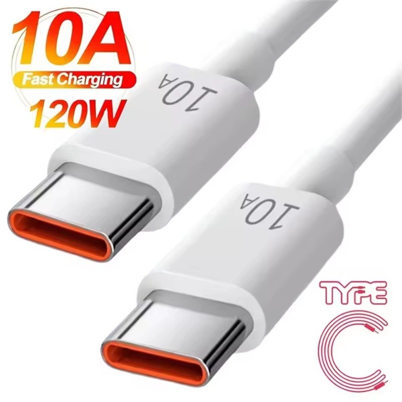 120W 10A Dual Type C Quick Charger Cable - Data Transfer Data Cable, 0.25m/1m/1.5m/3m