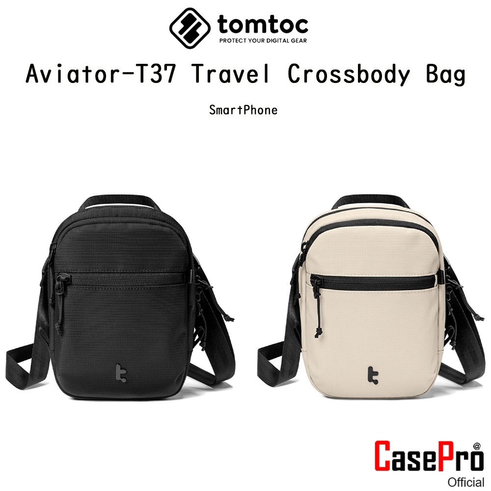 TOMTOC Aviator-T37 Travel Crossbody Bag กระเป๋าสะพายข้างเกรดพรีเมี่ยม สำหรับ SmartPhone และอุปกรณ์อื