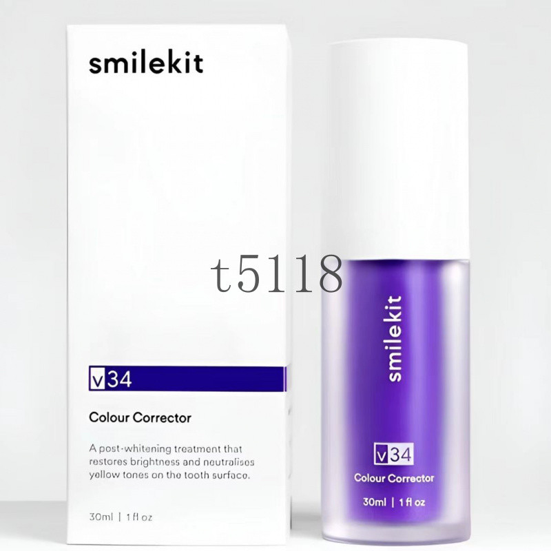 V34 Colour Corrector ขวดสีม่วงขนาดเล็ก
