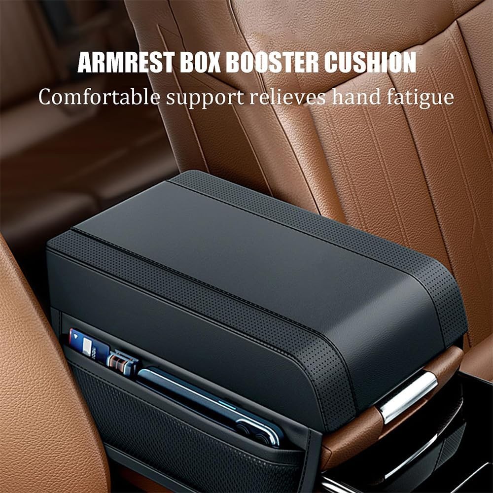 ที่เท้าแขนรถกล่อง Pad สําหรับ Volkswagen VW Tiguan II I (ประเภท AD1 5N) R/Sport 2008-2014 คอนโซลกลาง