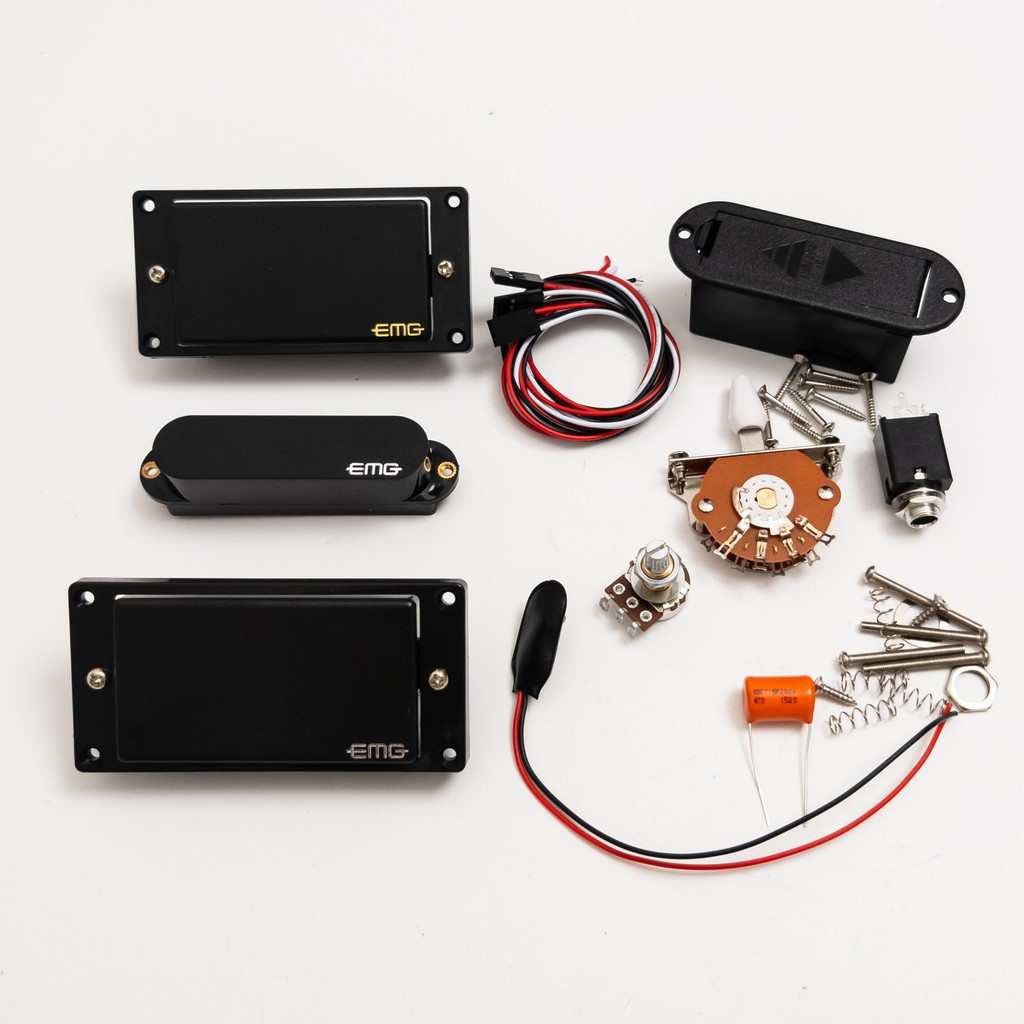 EMG กีตาร์รถกระบะ Active HSH Humbucker Pickups Potentiometer สีดํา (1 กระถาง/2 กระถาง/3 กระถาง)