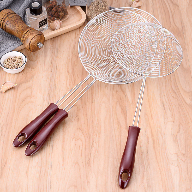 VERNO ที่ตักไข่มุก สแตนเลสแท้ กระชอนตักไข่มุก ช้อนตักไข่มุก ตะแกรงตักไข่มุก กระชอนสแตนเลส กระชอน กระชอนชาบู กระชอนตักอาห - รูปที่ 5