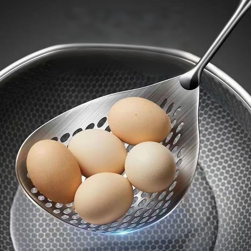 กระชอน กระชอนสแตนเลส กระชอนกรองอาหาร S/M/L กระชอนปากกว้าง - รูปที่ 5