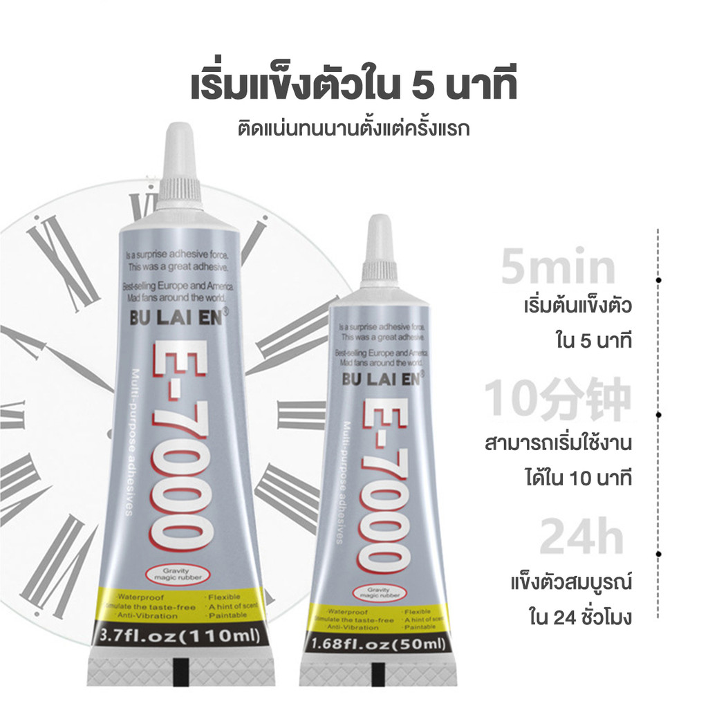 กาว กาวติดผ้า กาวซ่อมผ้า 50/110 มล ติดเพชร รูปที่ 2