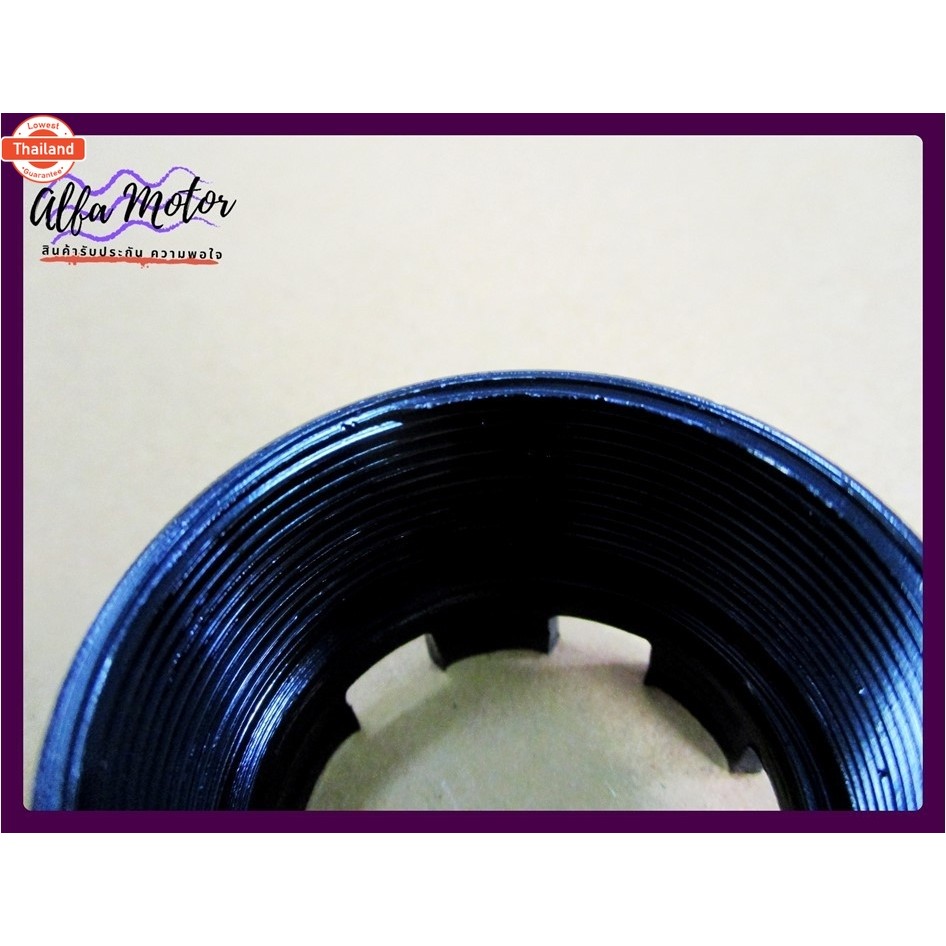 EXHAUST​ PIPE ​MUFFLER CONNECTING NUT "BLACK" Fit For YAMAHA CHAPPY LB50 LB80 FS1 "ใหม่" คอท่อไอเสีย