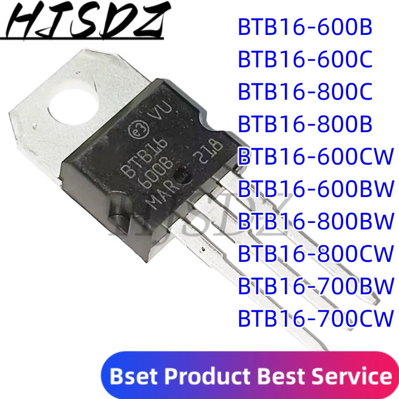 1-5PCS BTB16-600B BTB16-600C BTB16-800C BTB16-800B BTB16-600CW BTB16-600BW BTB16-800BW BTB16-800CW F