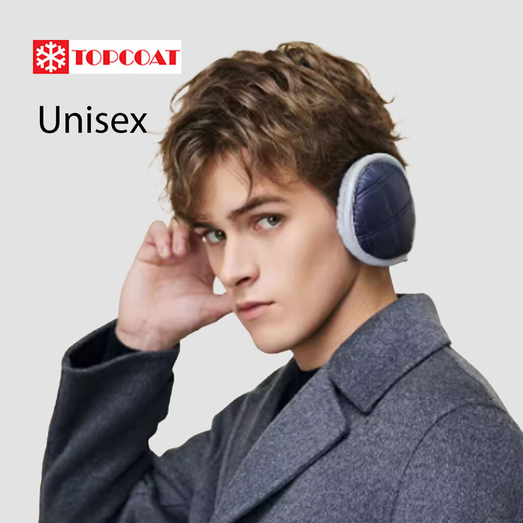 TOPCOAT ที่ปิดหูกันหนาว Unisex ใช้ได้กับทุกช่วงวัย บุขนหนานุ่ม (1 ชิ้น) Freesize