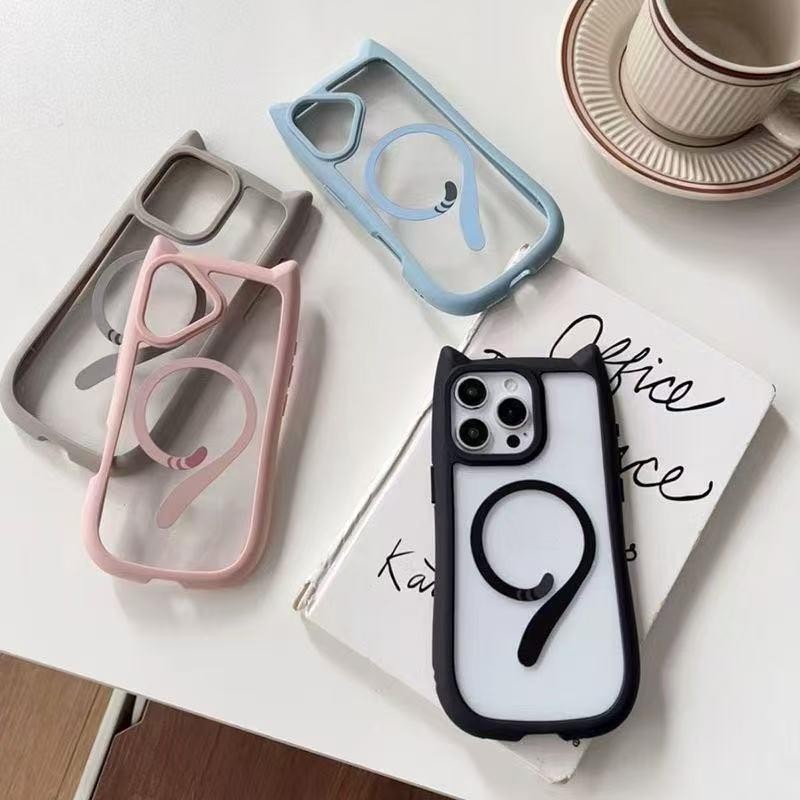 ที่ไม่ซ้ํากันหางแมวสําหรับ iphone 16 14 15 11 12 13 13PROMAX 12PROMAX 15PLUS 14PLUS 14PRO 13PRO XR X