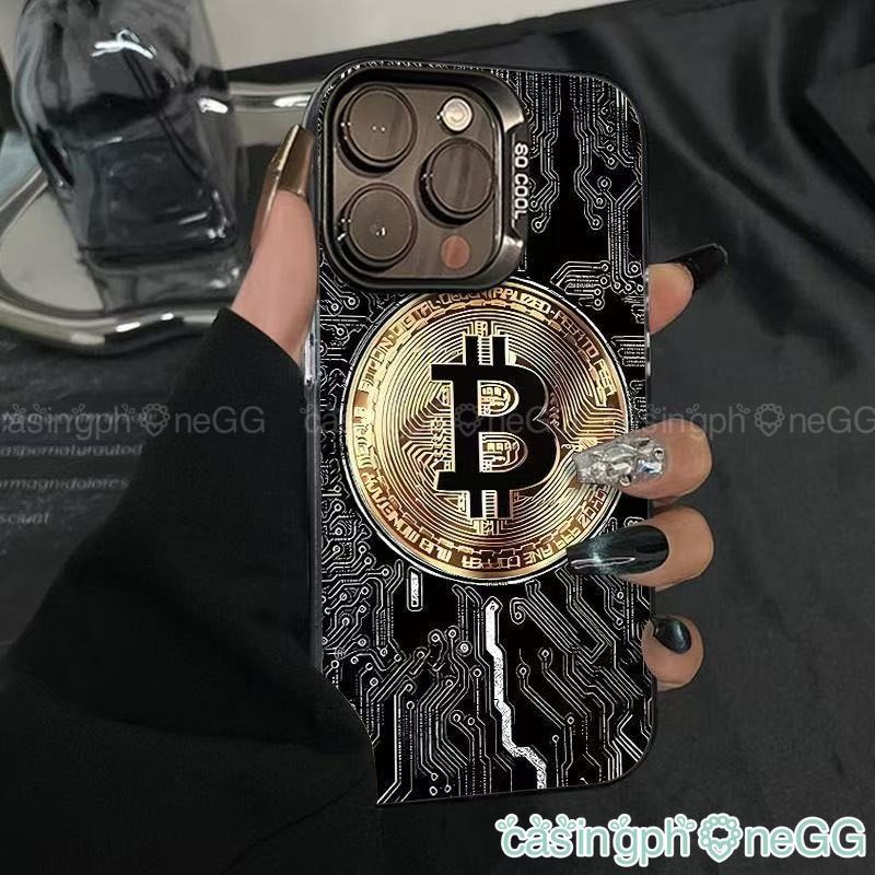 เหมาะสําหรับ OPPO A7 A3X A17 A36 A60 A74 A76 A94 reno5 Creative Gold Coin, Matte Hard Case วัสดุป้อง