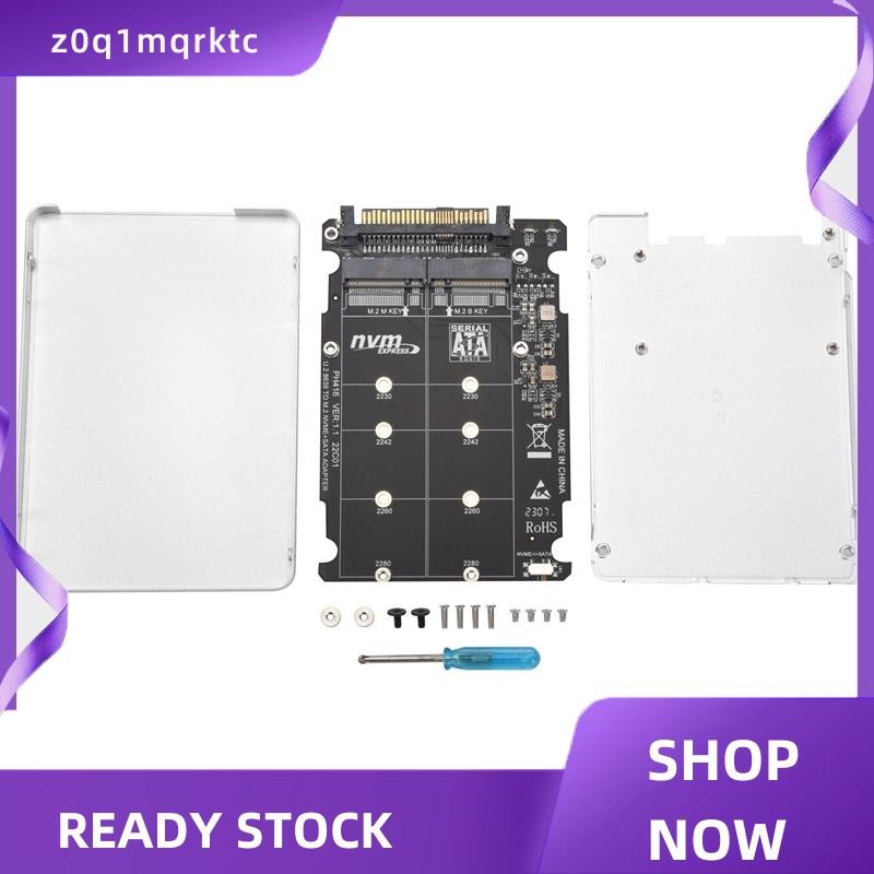 z0q1mqrktc M.2 SSD ถึง U.2 อะแดปเตอร์ 2in1 M.2 NVMe และ -Bus NGFF SSD ถึง PCI-E U.2 SFF-8639 อะแดปเต