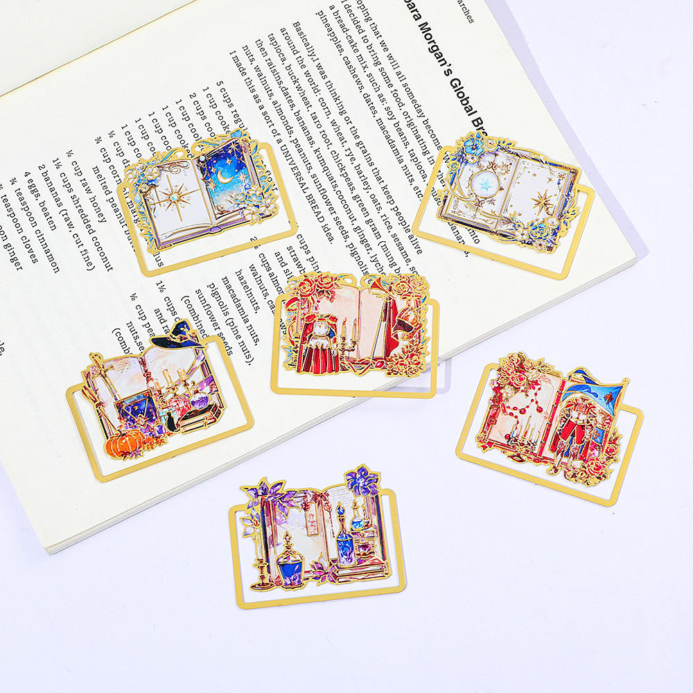 ที่คั่นหนังสือกลวงโลหะที่ใช้งานได้จริง ที่คั่นหนังสือธีมโกธิคย้อนยุคสร้างสรรค์ที่คั่นหนังสือหน้านักเรียนสไตล์ศาลสําหรับคนรักหนังสือครูนักเรีย - รูปที่ 6