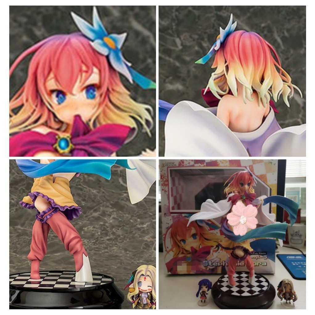 No Game No Game No Life Game Life Stephanie Dora โมเดลตกแต่งฟิกเกอร์ชนิดบรรจุกล่อง