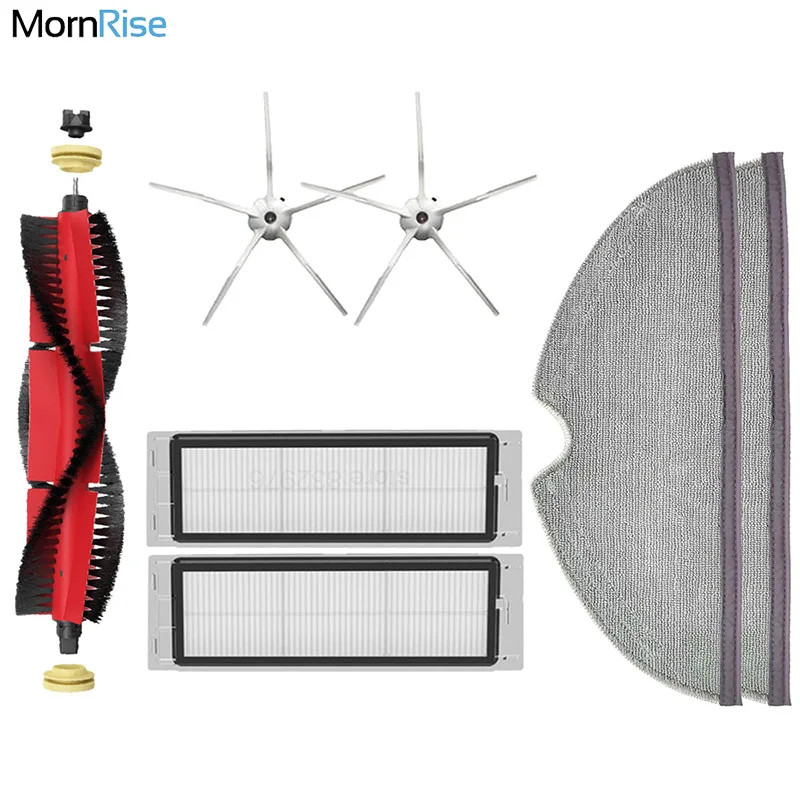 สําหรับ Xiaomi Roborock S5 Max S6 S6 Maxv อุปกรณ์เสริมอะไหล่เครื่องดูดฝุ่นชุดลูกกลิ้งแปรง HEPA กรอง 