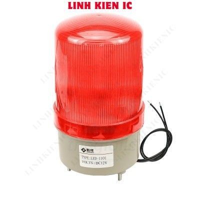 LED-1101 ไฟ LED หมุนปลุกสีแดง 12V Linhkien IC