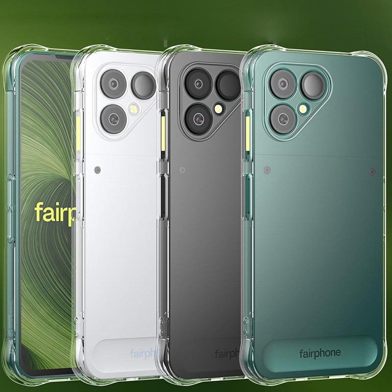 สําหรับ Fairphone 6 Soft เคสกันกระแทกคริสตัลเจลใส TPU Shock-Absorption Cover