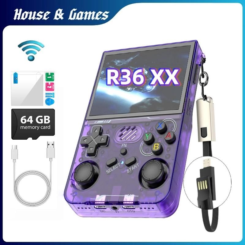 R36XX เกมมือถือสามารถเชื่อมต่อกับ WiFi Double Sparring Arcade