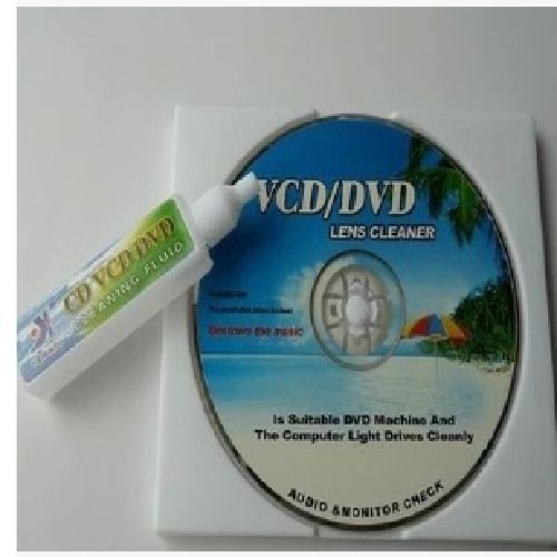 ชุดทำความสะอาดแผ่นดิสก์สำหรับเครื่องเล่นดิสก์ VCD/DVD ของคอมพิวเตอร์