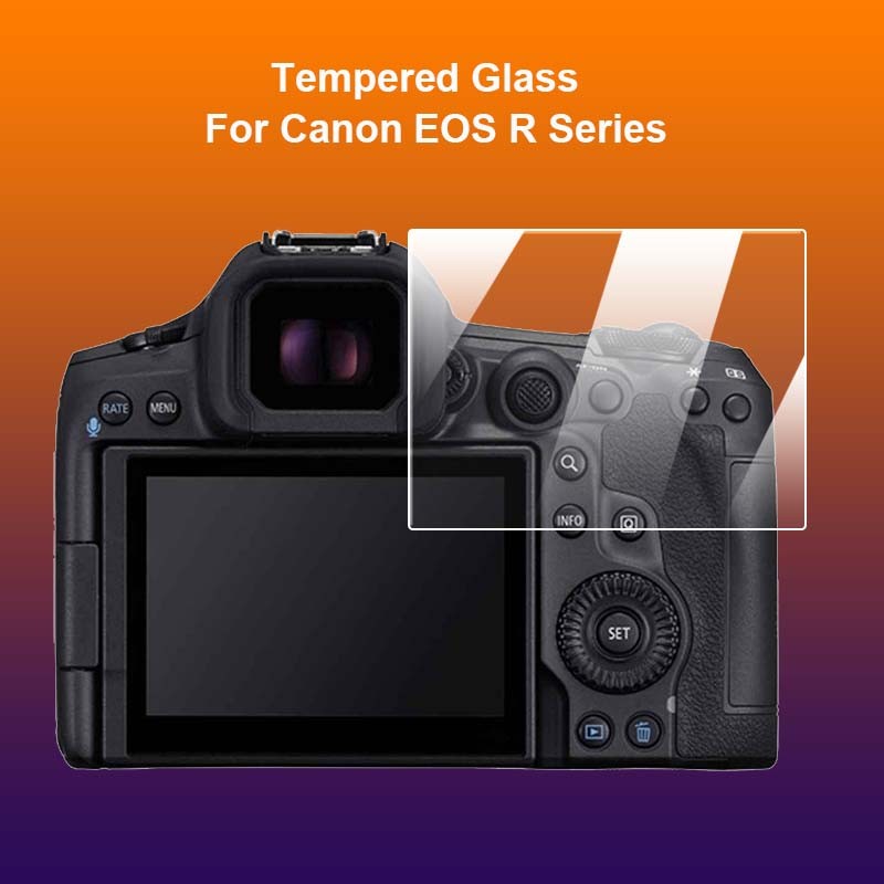 สําหรับ Canon EOS R RA EOSR R5 R3 R6 V II III RP กล้องกระจกนิรภัย 9H 2.5D หน้าจอ LCD ป้องกันการระเบิ