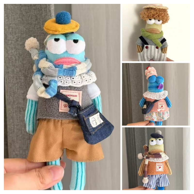 SpongeBob SquarePants Biqibao Resident จี้เสื้อผ้าเด็กคอลเลกชัน Dumb ปลาน่าเกลียดตุ๊กตาปลาเสื้อผ้าตกแต่งตุ๊กตาน่ารักสร้างสรรค์เครื่องประดับแต่งตัว