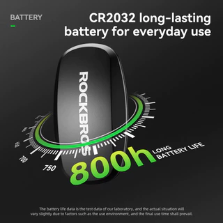 ROCKBROS HRM812 โมเดลตรวจวัดอัตราการเต้นหัวใจแบบบลูทูธและ ANT+ Dual Mode อายุการทำงานของแบตเตอรี่นานถึง 800 ชั่วโมง และกันน้ำได้