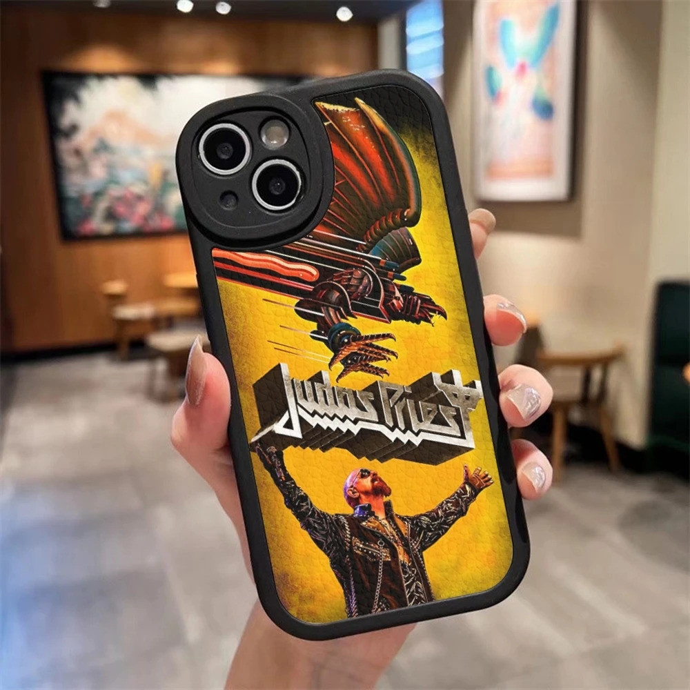 DY-2 Judas Priest เคสโทรศัพท์สําหรับ Iphone 16 17,15 14 Pro Max 13 12 11 Mini Xs Puls Lambskin ฝาครอ