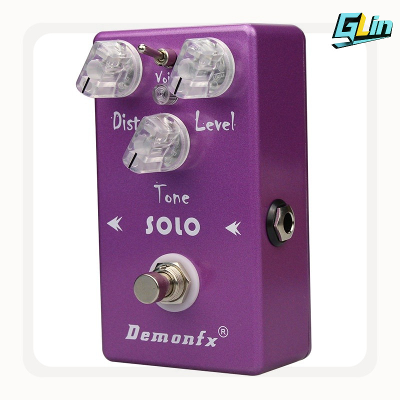 แป้นเหยียบกีตาร์ Demonfx SOLO พร้อมสองโหมด (Wah + Distortion) & True Bypass