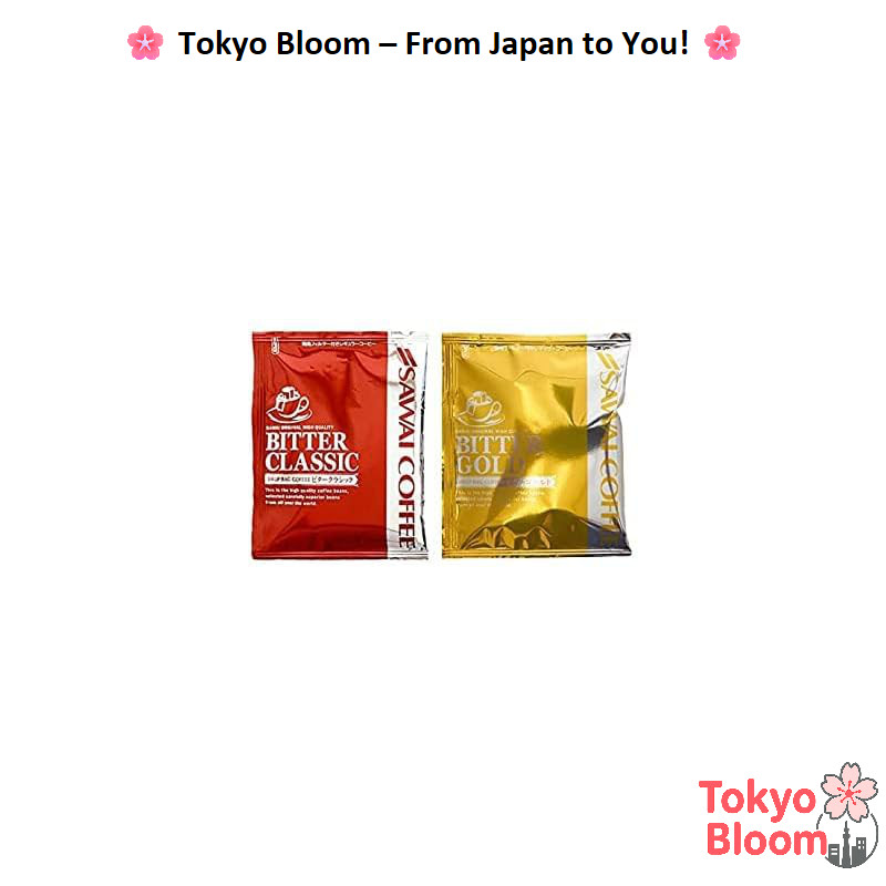 Sawai Coffee Drip Coffee Bitter Classic Set - 150 Bags x 7g- Japan Direct -

