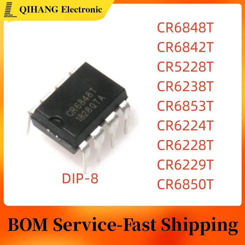 1-5PCS CR6848T CR6842T CR5228T CR6238T CR6224T CR6228T CR6853T CR6229T CR6850T DIP-8 ชิป ic