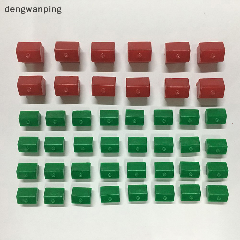 [Dengwanping] เกมเศรษฐี PS ใหม่ Chess House Hostel อาหารเสริม Pack Of Chess Game Accessories Red Green ประมาณ 25g [TH]
